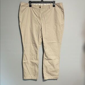 Boden Tan Cotton Chinos Size 14